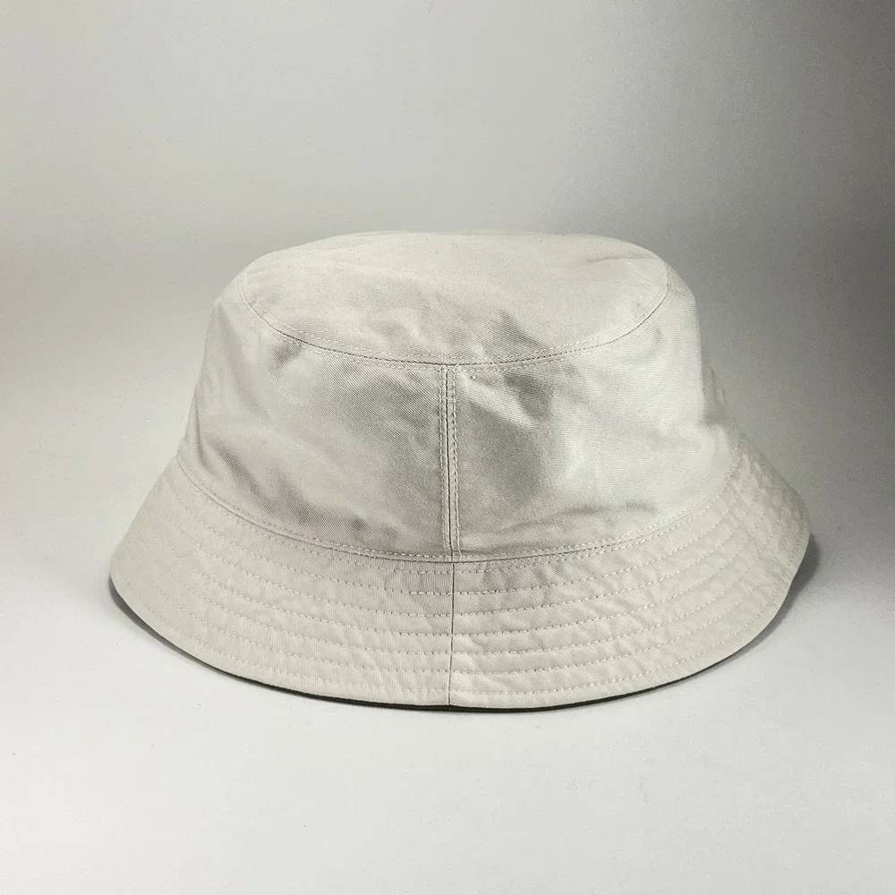 Vintage Y2K Bucket Hat Banana Republic Men M/L Khaki Cotton Fishing Safari Cream